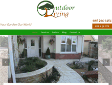 Tablet Screenshot of outdoor-living.ie